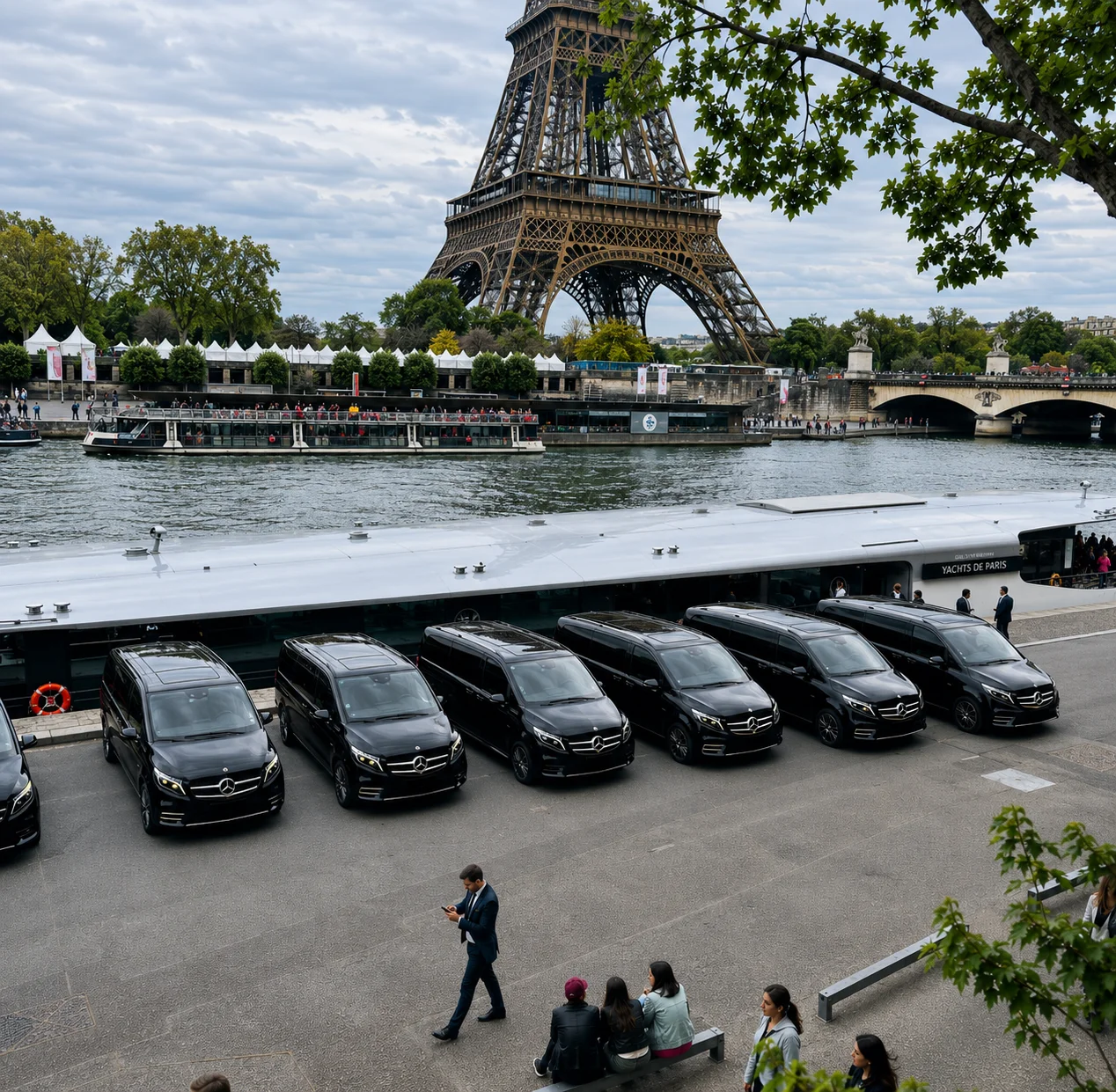 Coordination transport Fashion Week Paris — Mercedes, B.LIFTED France
